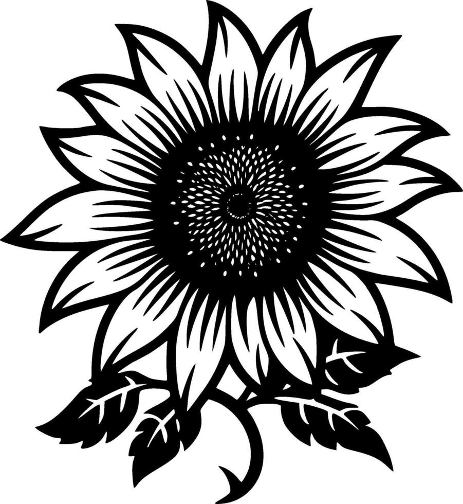 Flower - High Quality Logo - illustration ideal for T-shirt graphic vector