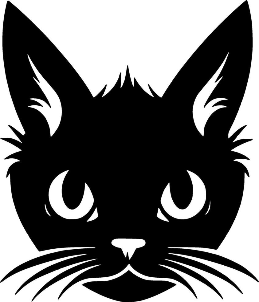 gato, minimalista y sencillo silueta - ilustración vector