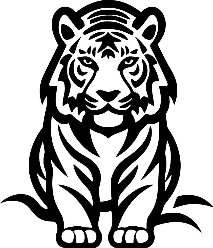 Tigre - alto calidad logo - ilustración ideal para camiseta gráfico vector