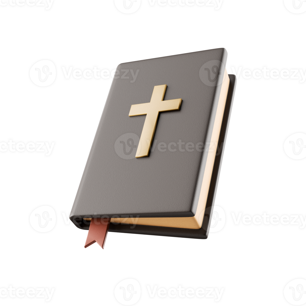 3d bible book icon with bookmark png
