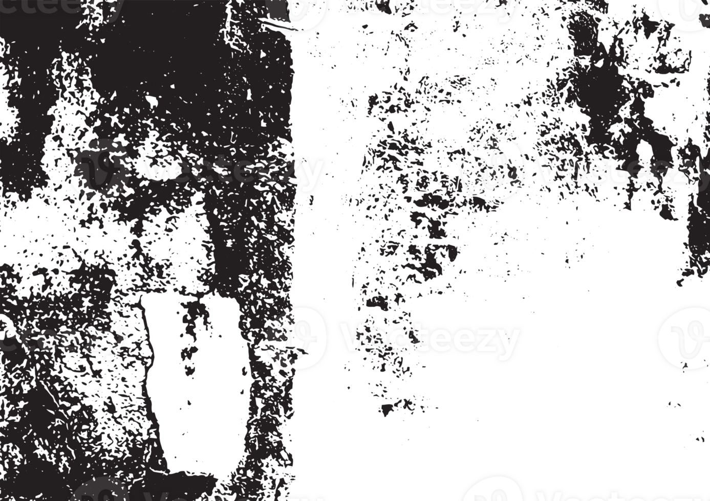 Rustic grunge texture with grain and stains. Abstract noise background. Graphic illustration with transparent background. png