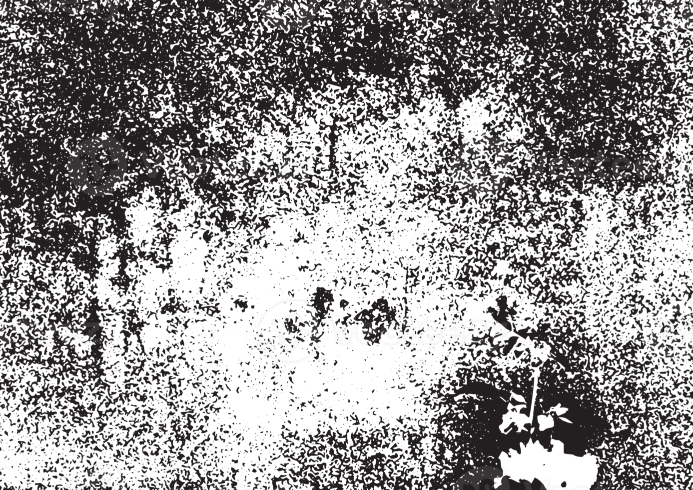 Rustic grunge texture with grain and stains. Abstract noise. graphic illustration with transparent background. png
