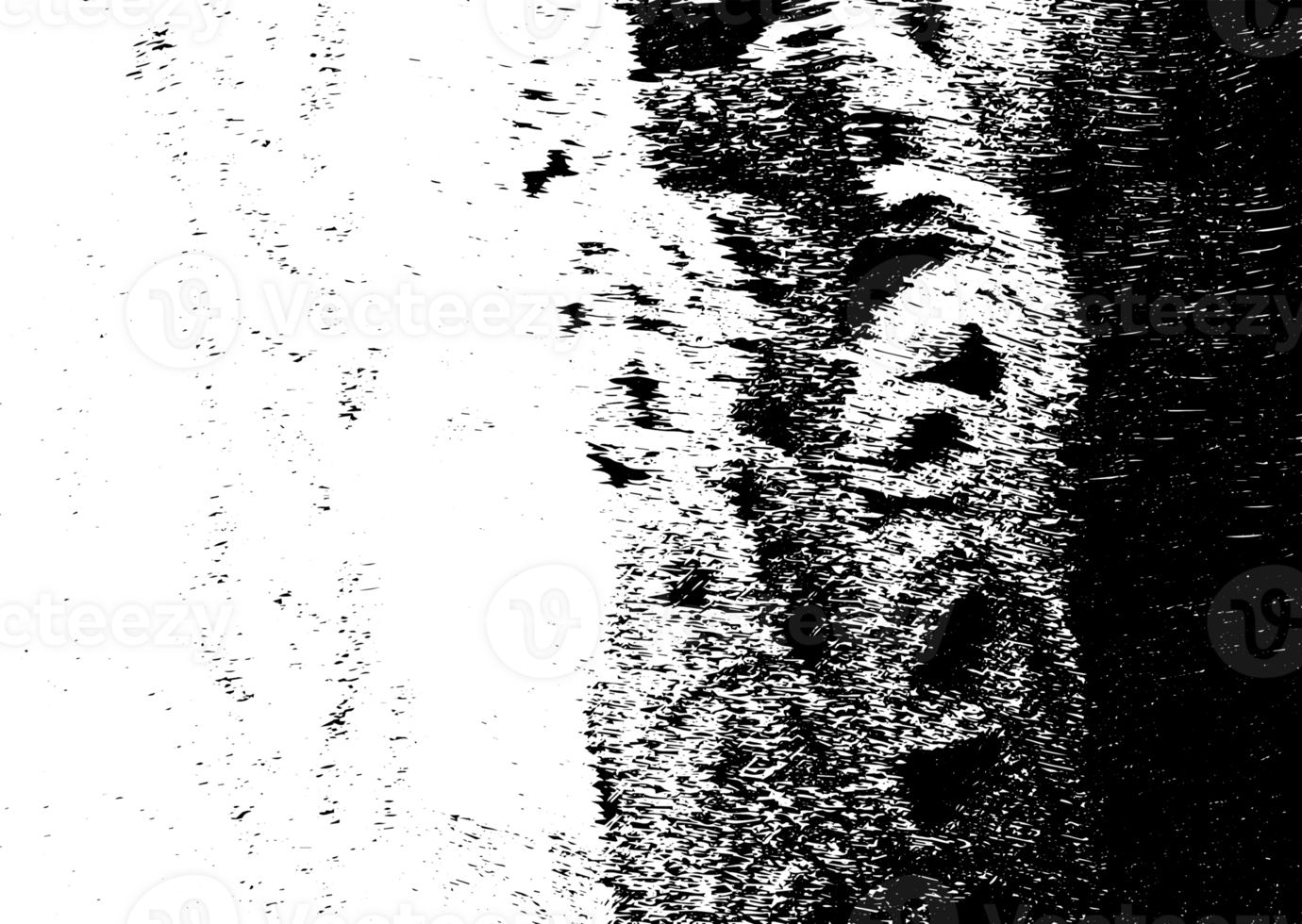 Rustic grunge texture with grain and stains. Abstract noise background. Graphic illustration with transparent background. png