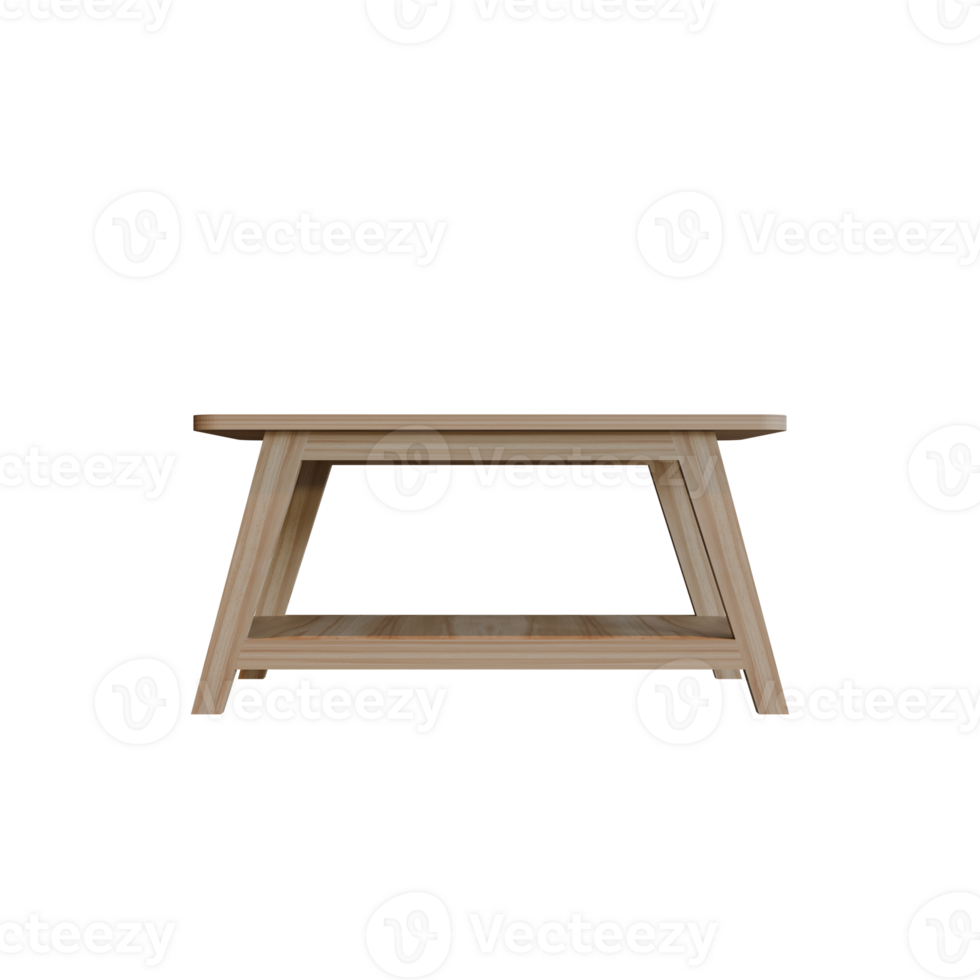 Coffee Table 3D Design Element png