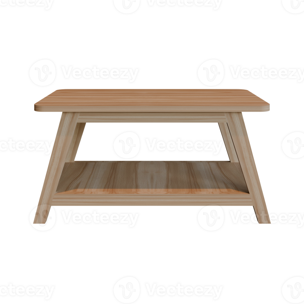 Coffee Table 3D Design Element png