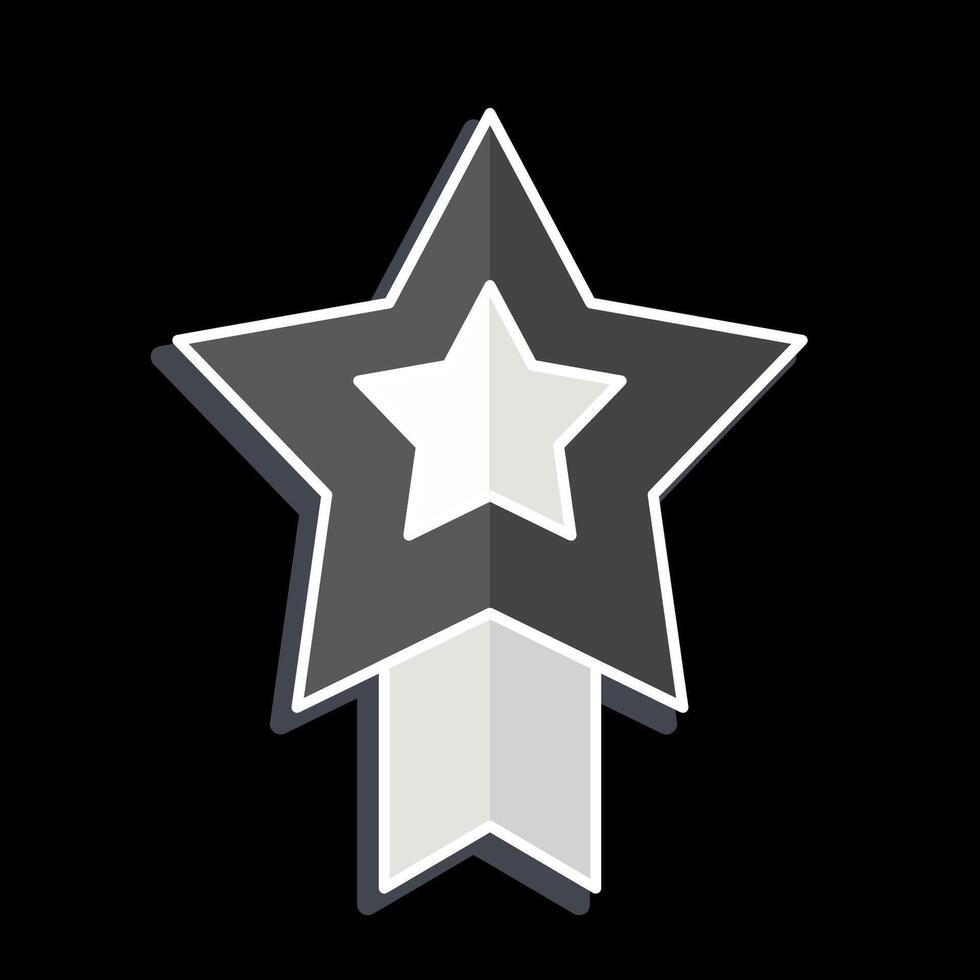 Icon Achievement. related to Online Game symbol. glossy style. simple design illustration vector