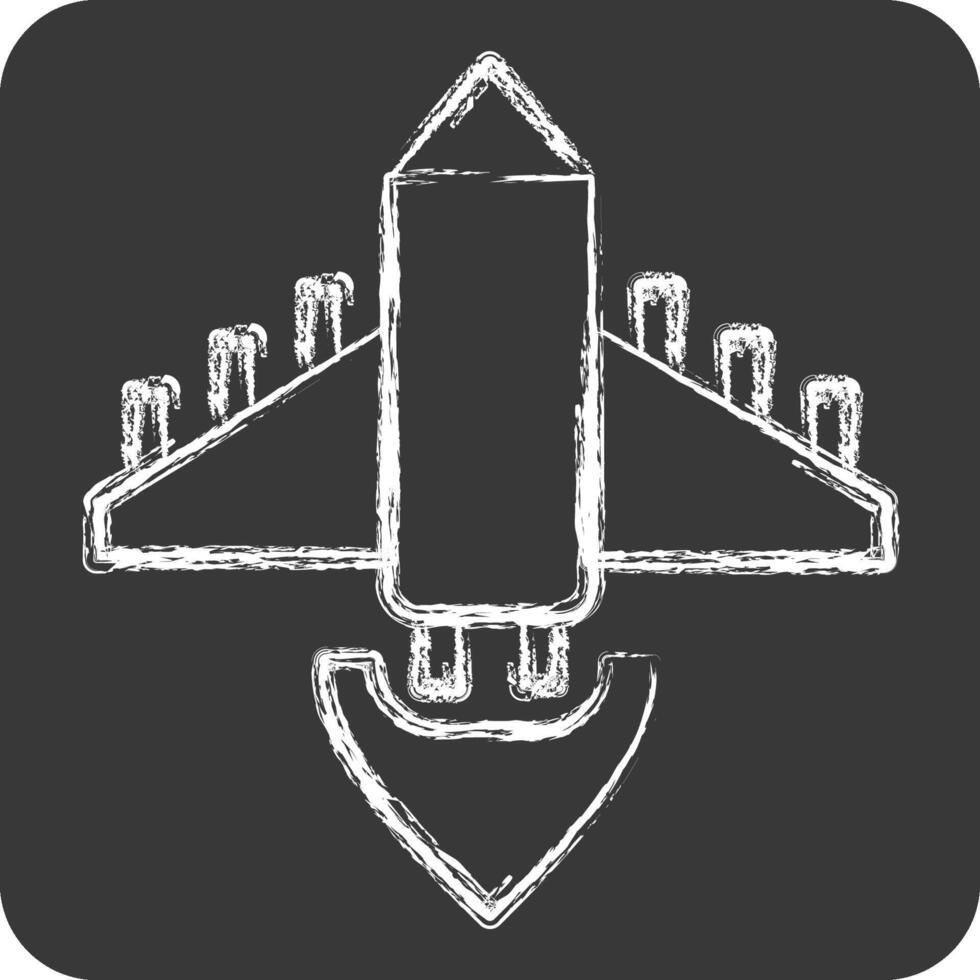 Icon Games. related to Online Game symbol. chalk Style. simple design illustration vector
