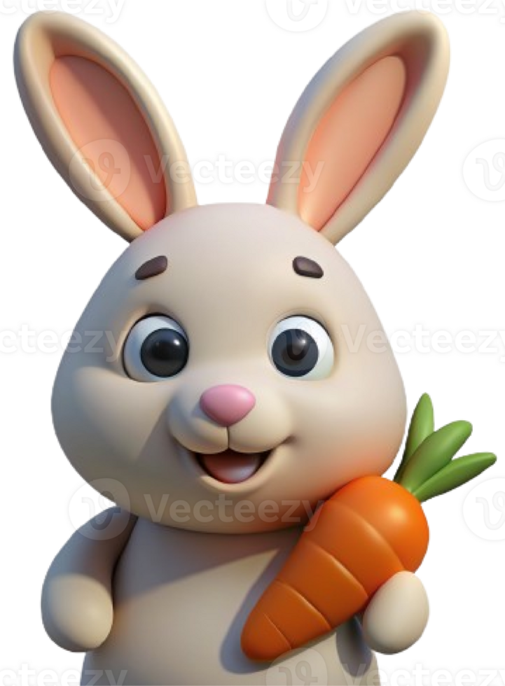 coniglio con carota png