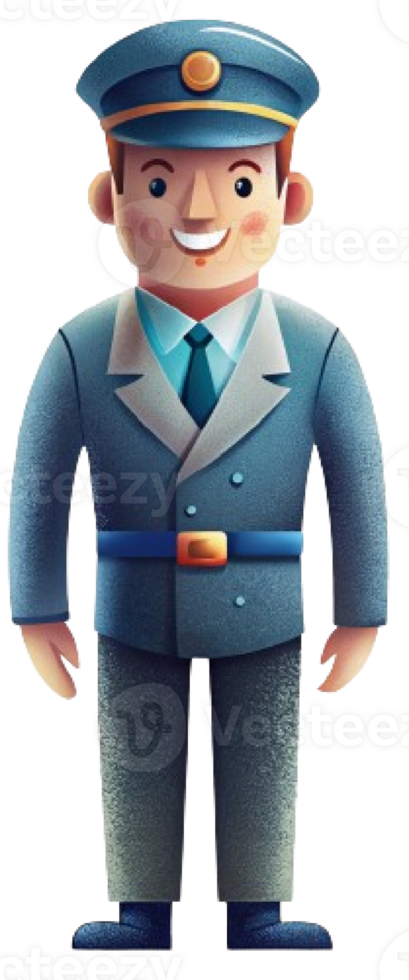 cartoon driver man png
