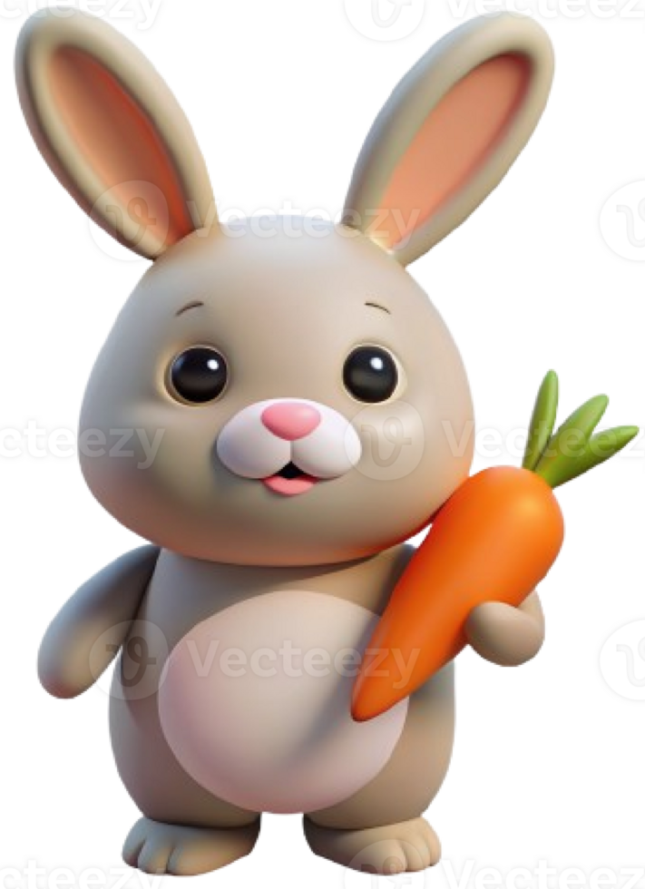 rabbit with carrot png