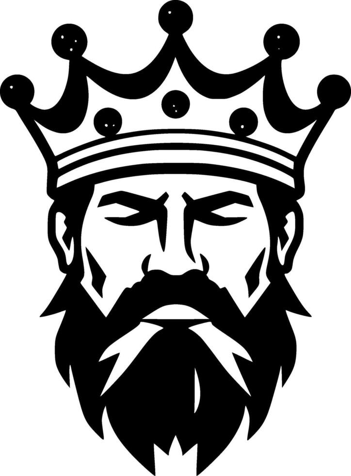 King - High Quality Logo - illustration ideal for T-shirt graphic vector