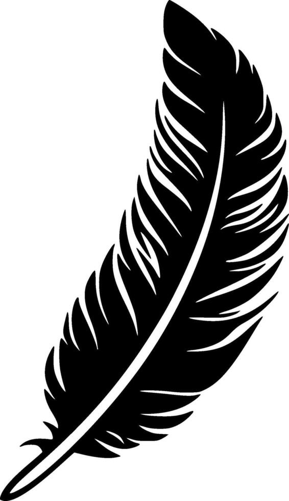 Feather - High Quality Logo - illustration ideal for T-shirt graphic vector