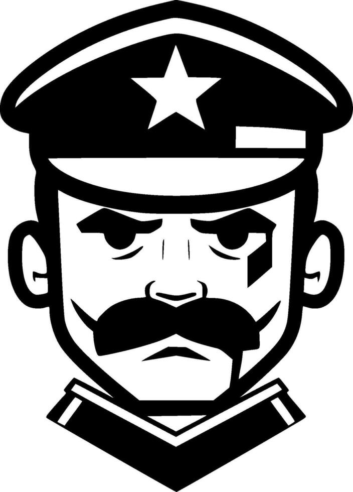 Army, Black and White illustration vector