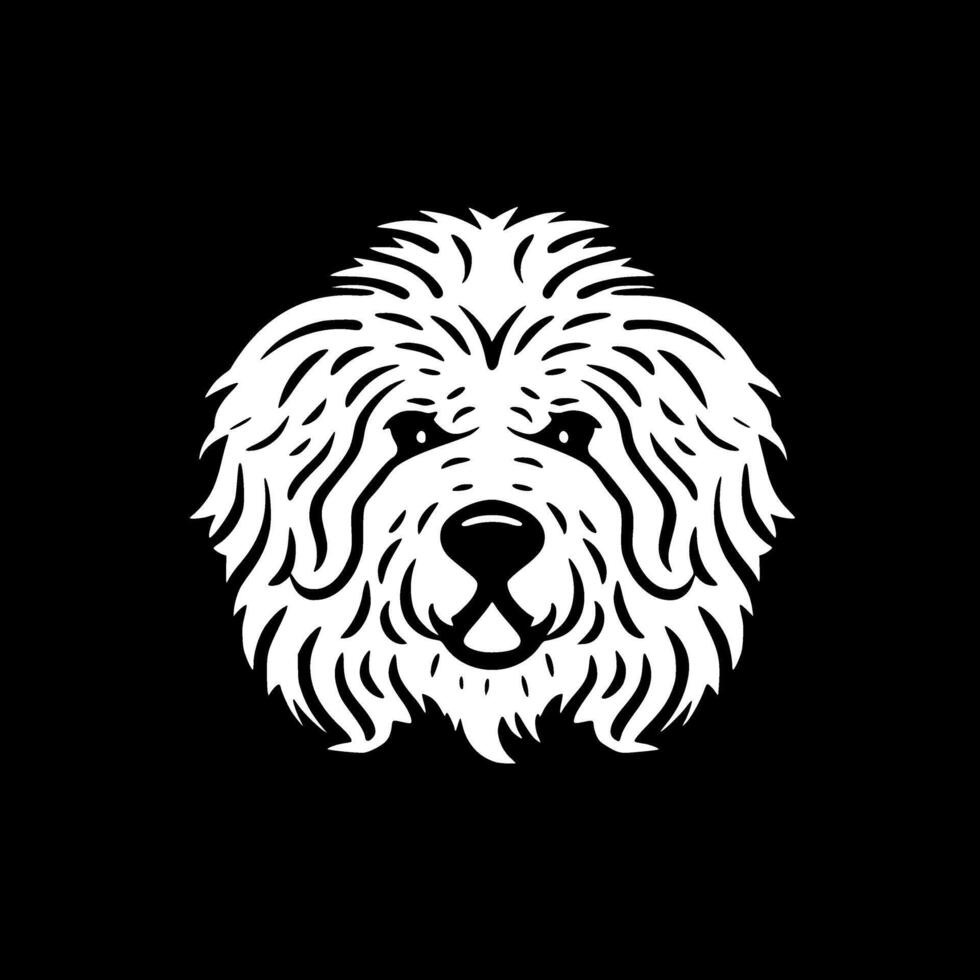 Bichon Frise, Minimalist and Simple Silhouette - illustration vector