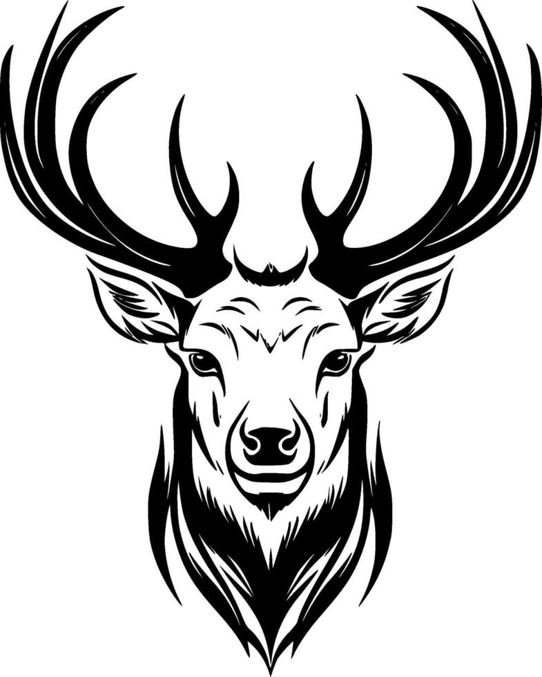 Deer - High Quality Logo - illustration ideal for T-shirt graphic vector