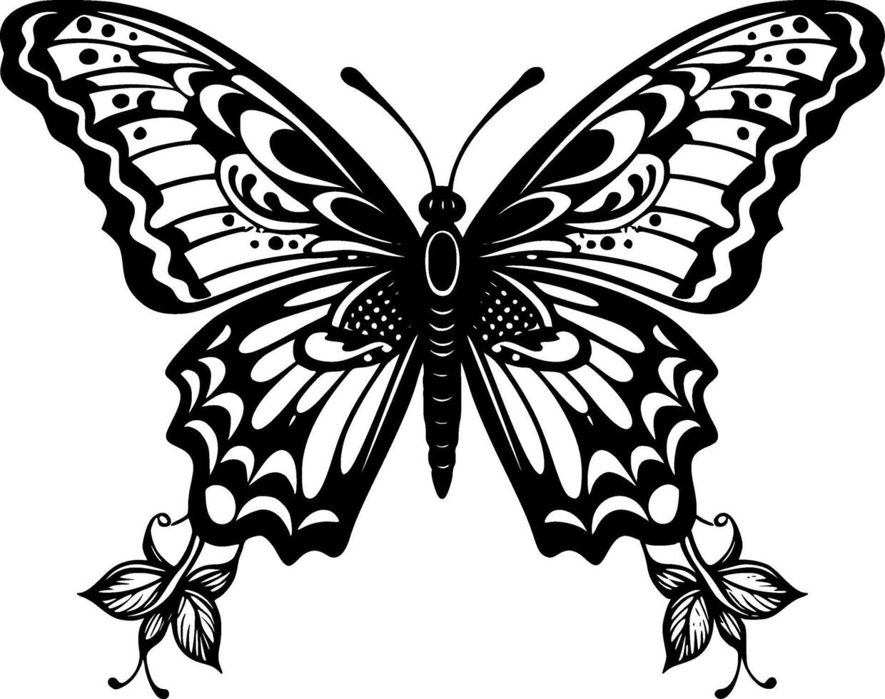 mariposa - alto calidad logo - ilustración ideal para camiseta gráfico vector