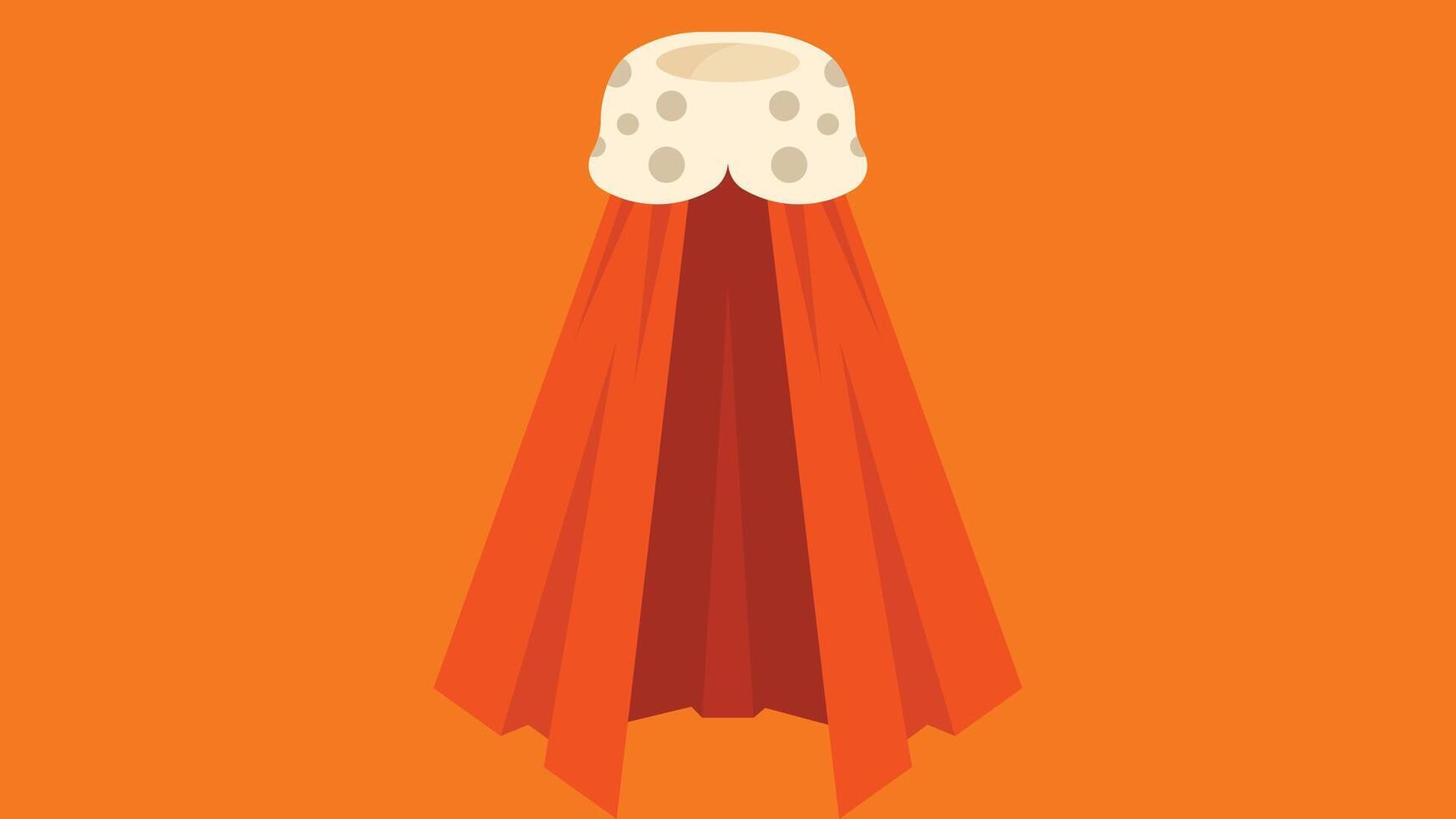 royal red coat vintage fashion style flat design vector