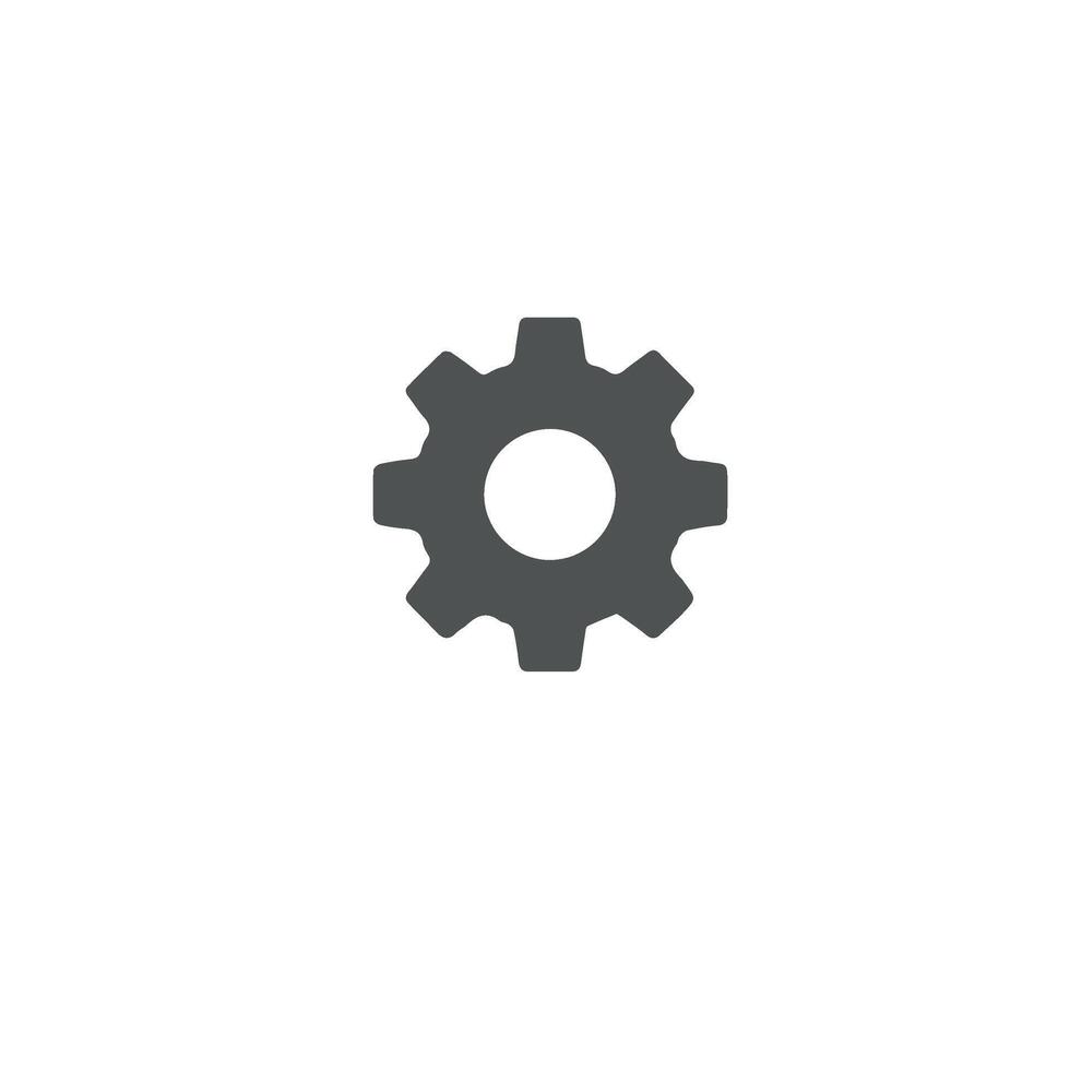 setting and gear icon vector