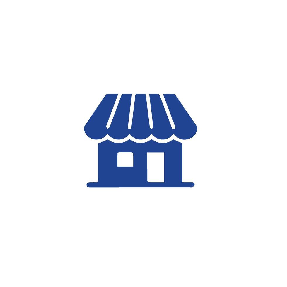 shop building icon , store icon vector