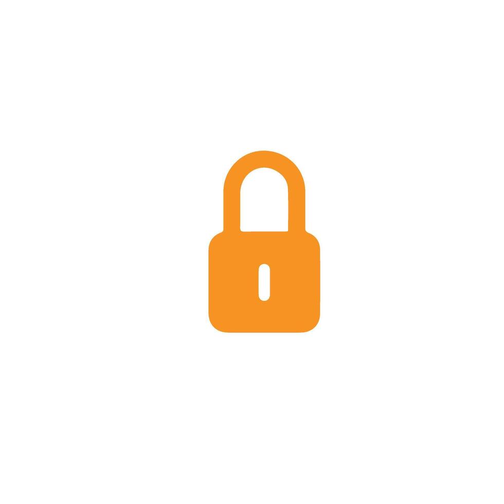 lock close icon vector