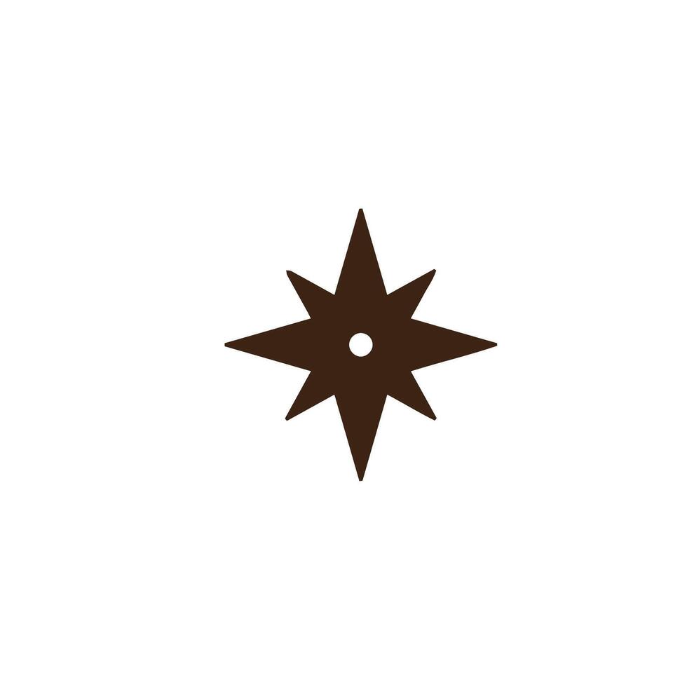 compass sign icon vector
