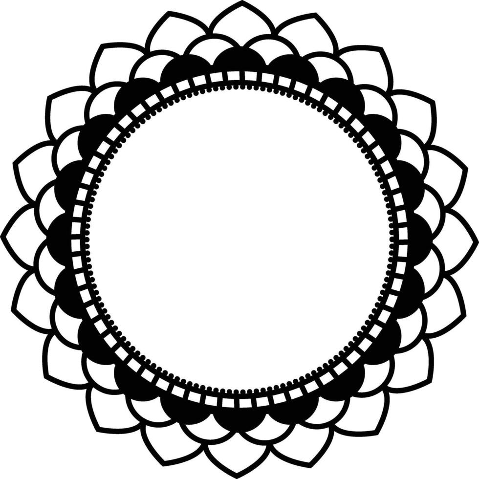 Beautiful Mandala art design. Decorative element that you can use in any design such as logo, background, frame, etc. vector