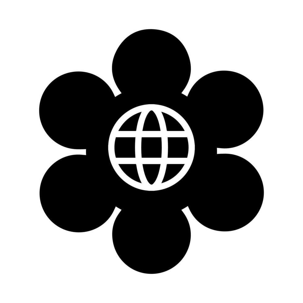Go to web symbol icon, globe logo vector