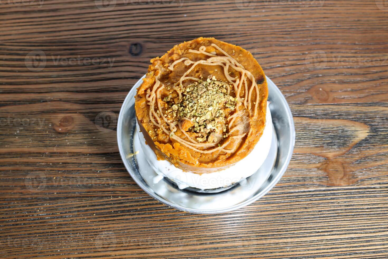 Potato kazooza bomb with cheese served in dish isolated on table top view of arabic food photo