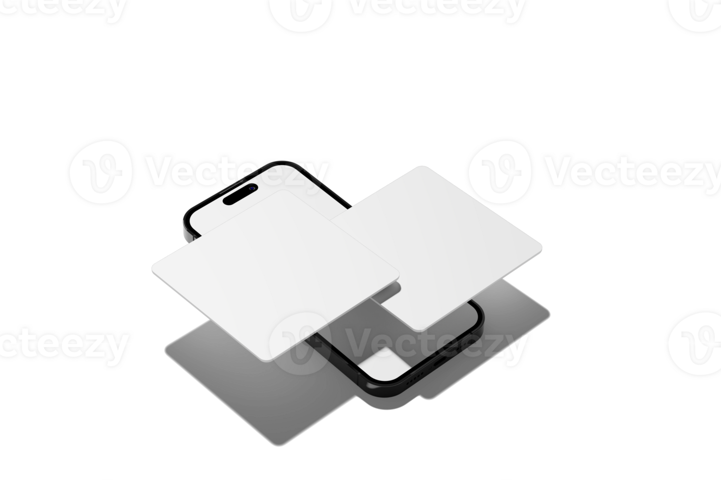 maquete 3d do telefone png