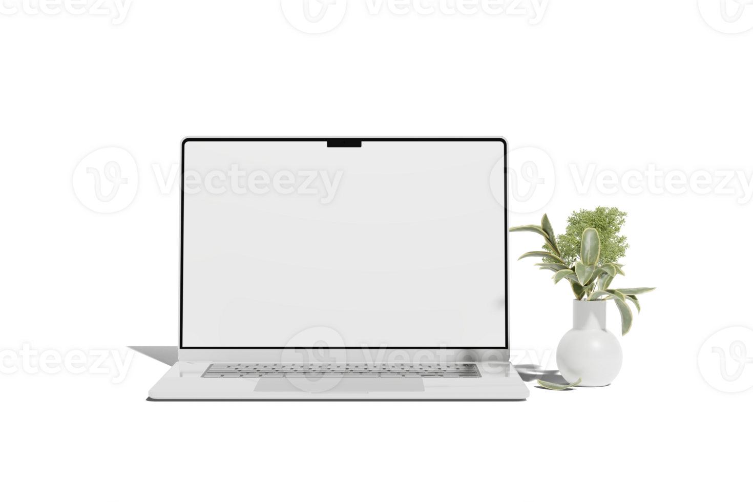 laptop 3d mockup png