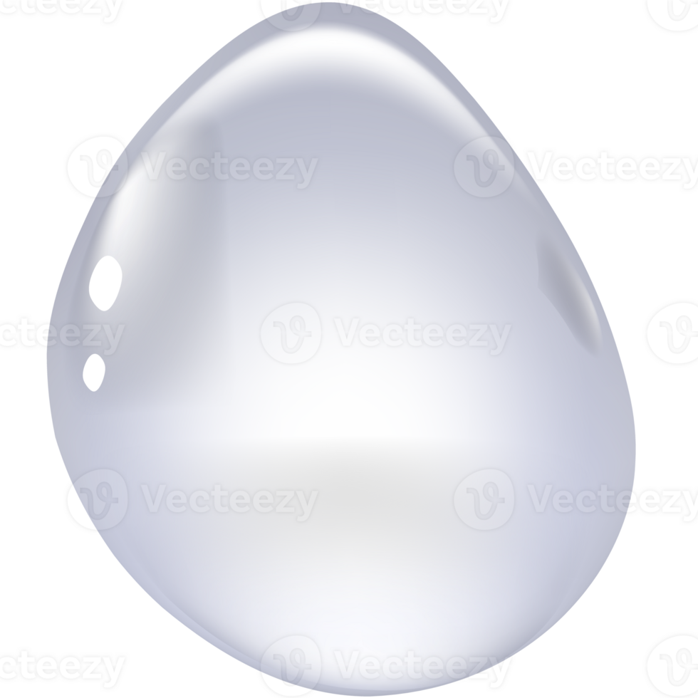 Transparent drops of water, gel or glycerin. png