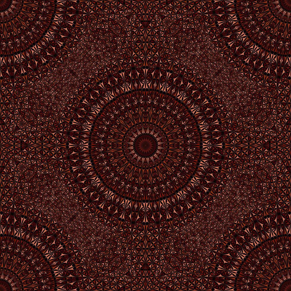 Abstract oriental mosaic mandala ornament pattern background vector