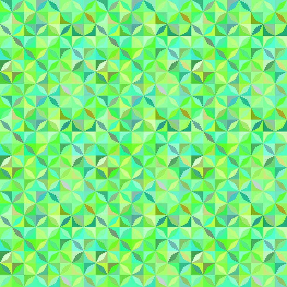 Green abstract seamless striped shape pattern - mosaic tile background design vector