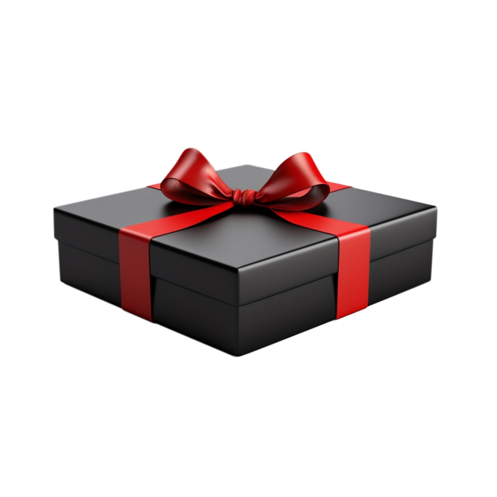 Gift box with ribbon png