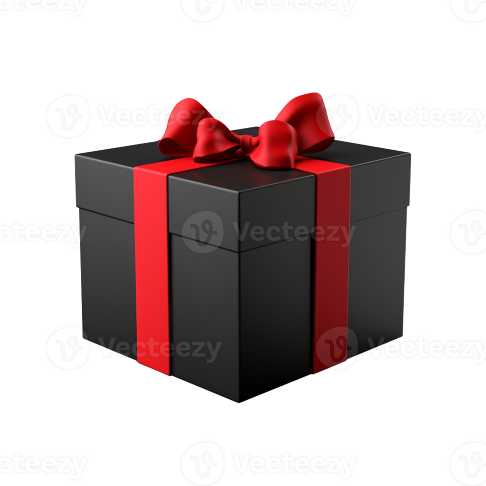 Gift box with ribbon png