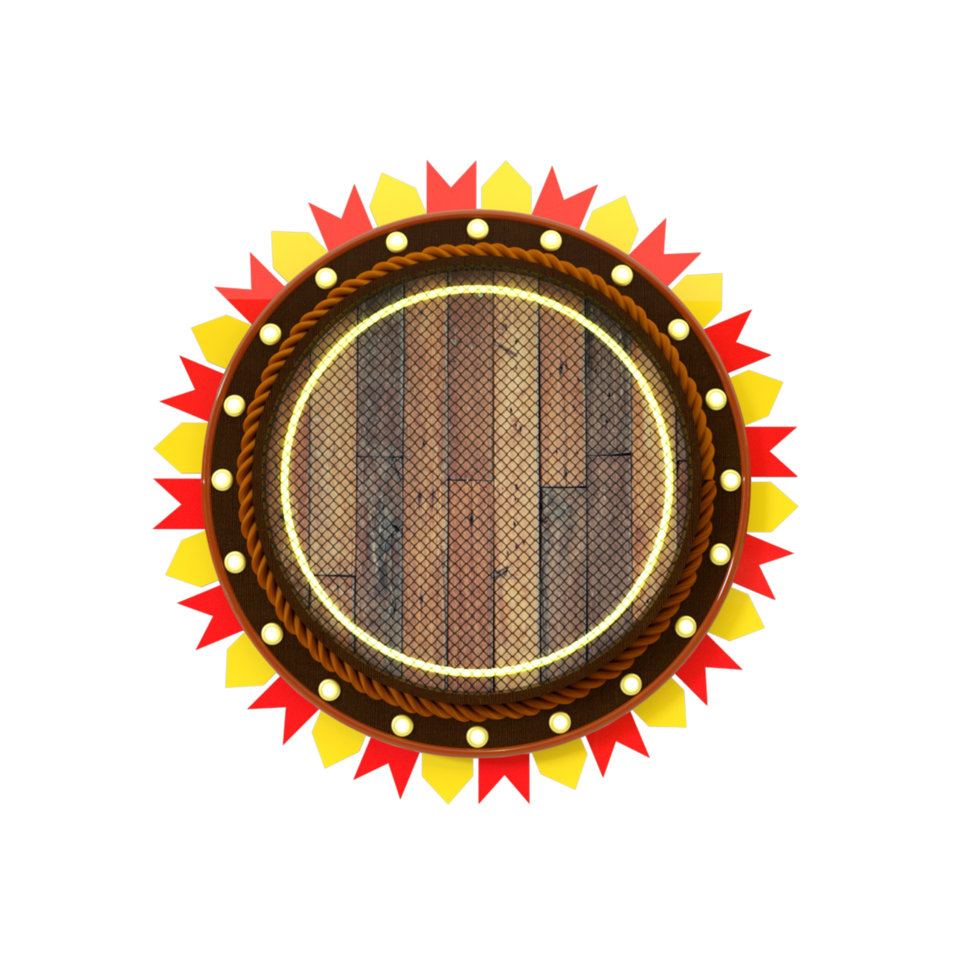 3d rendered wood object panel png
