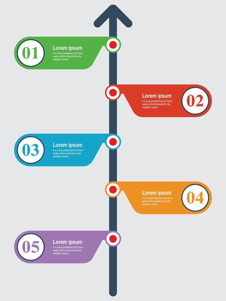 infographic elements Illustration presentation vector