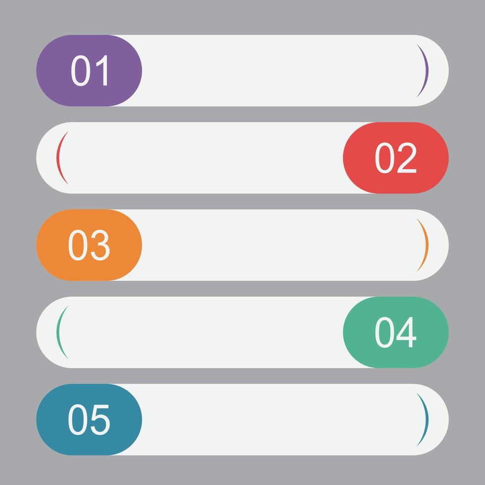 infographic elements Illustration presentation vector
