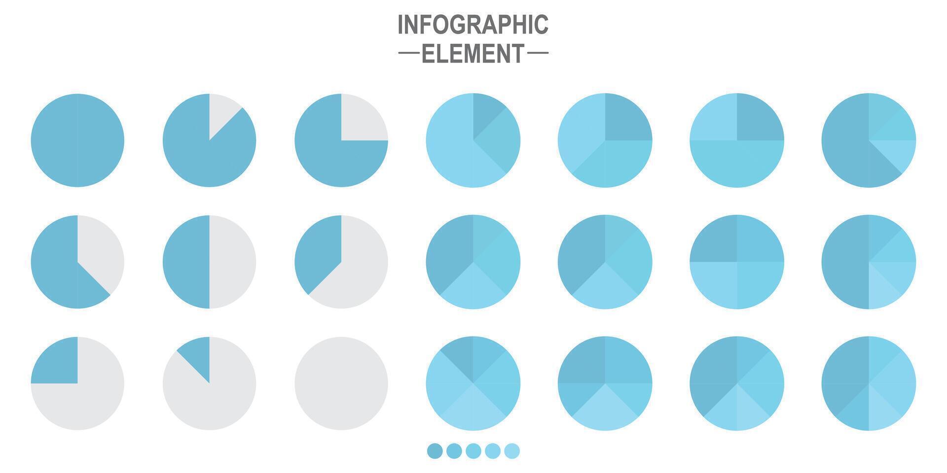 Set of infographic elements bar graphs, statistics, pie charts, icons, presentation graphics vector