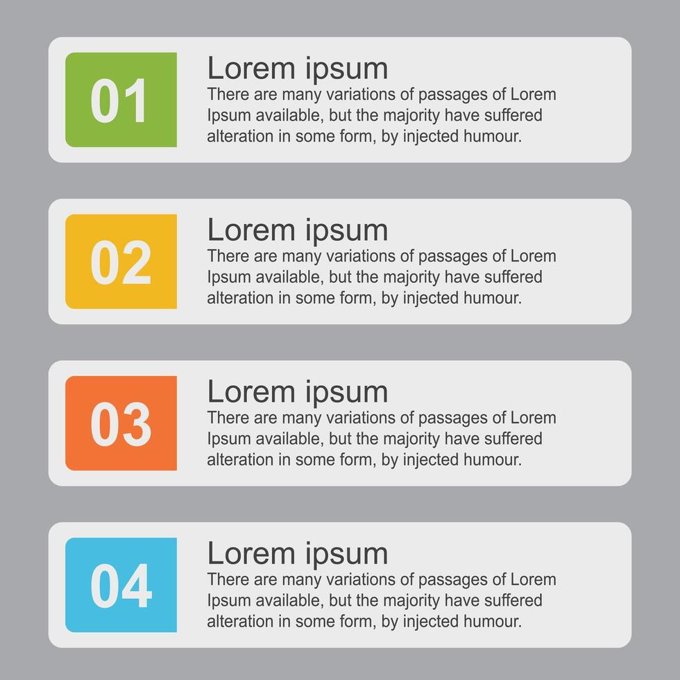 infographic elements Illustration presentation vector
