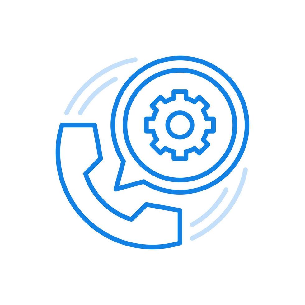 Business optimization consultation icon . Remote promotion of marketing strategy. vector