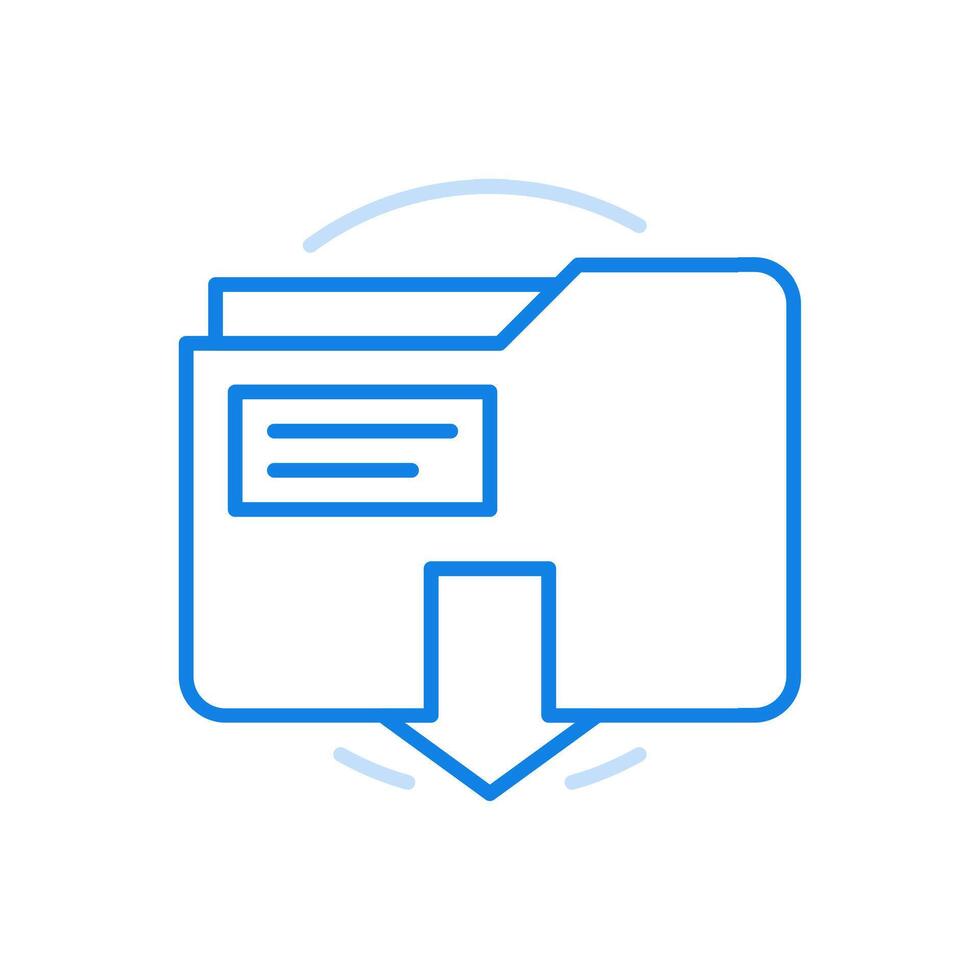 Loading files from memory card line icon. Removable electronic chip with down arrow. vector