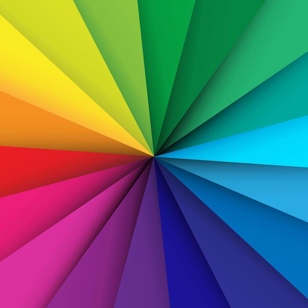 Colorful rainbow background vector