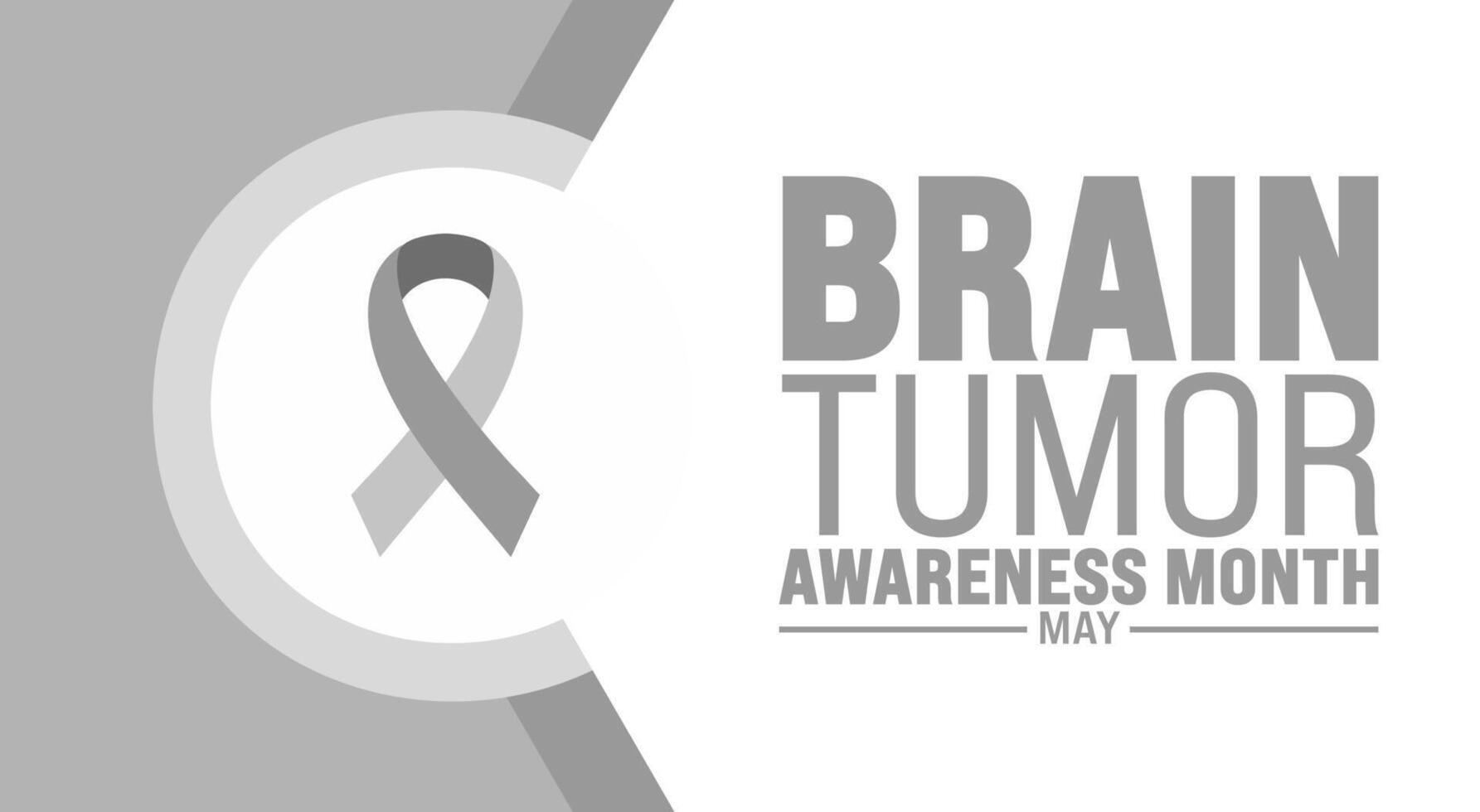 May is Brain Tumor Awareness Month background template. Holiday concept. use to background, banner, placard, card, and poster design template with text inscription and standard color. vector