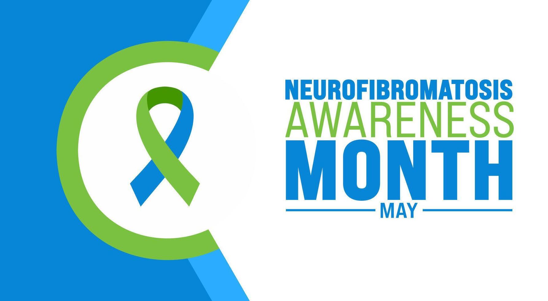 May is National NF Neurofibromatosis Month background template. Holiday concept. use to background, banner, placard, card, and poster design template with text inscription and standard color. vector