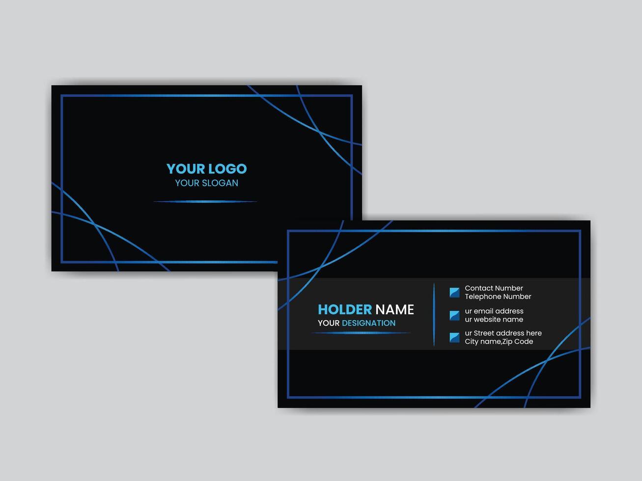 Creative Business Card Design vector