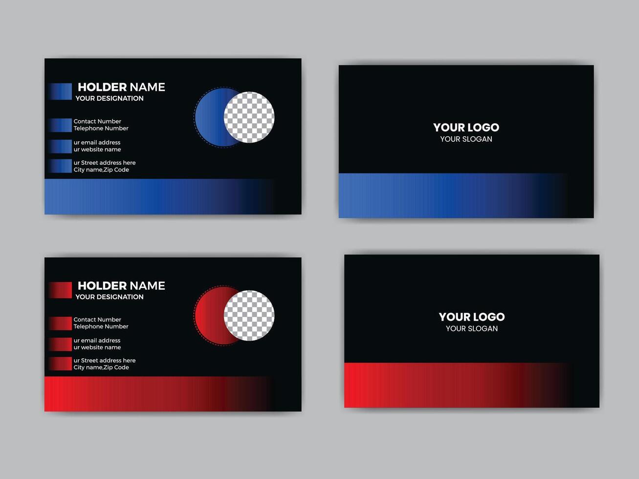 Creative and Professional Business Card Design vector