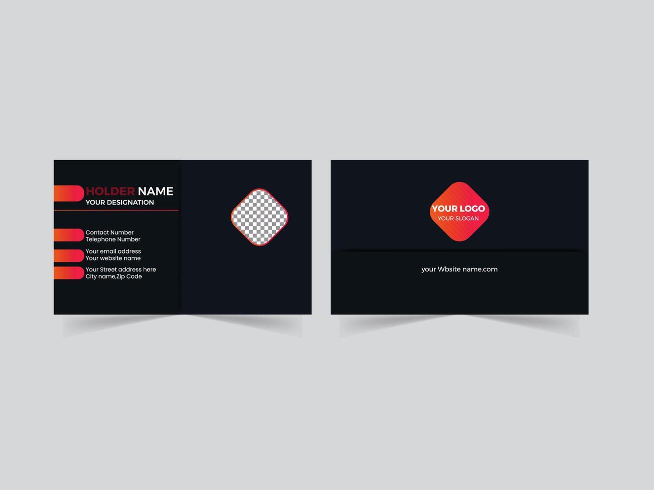 Creative And Corporate Business Card Design vector