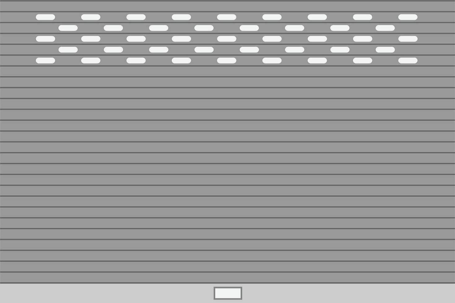 Steel rolling gate door texture, Gray rolling door background vector