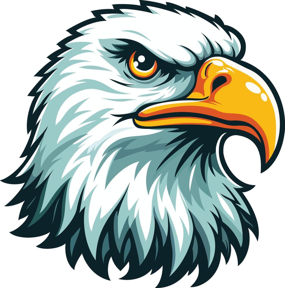 Portrait of a Bald Eagle vector